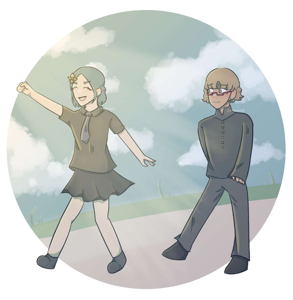 rikka and lion by crxwned.png